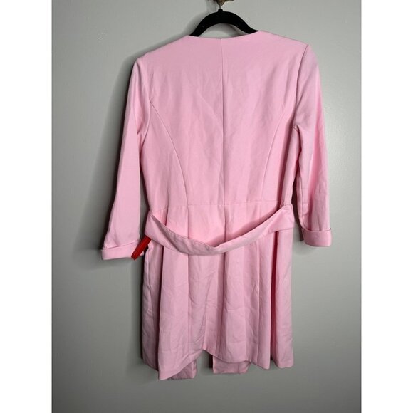 Mac Duggal 55692 Sheath Pink Mini Dress Ruffles Plunging V Neck Size 10 NWT - Picture 9 of 12